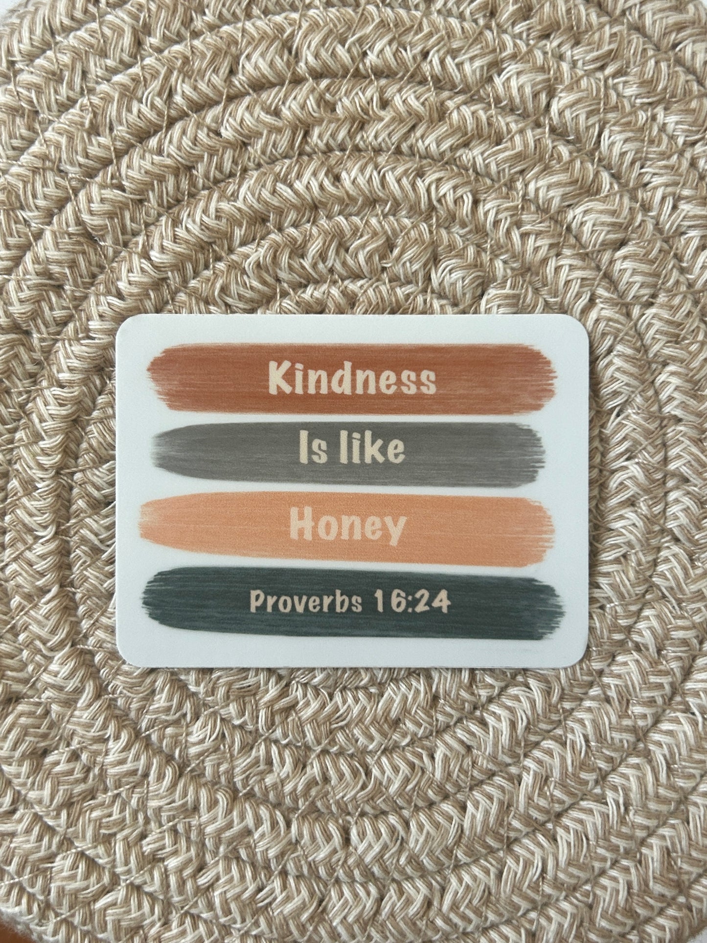 Kindness Is Like Honey Vinyl Sticker/Matte/Weatherproof/Decal