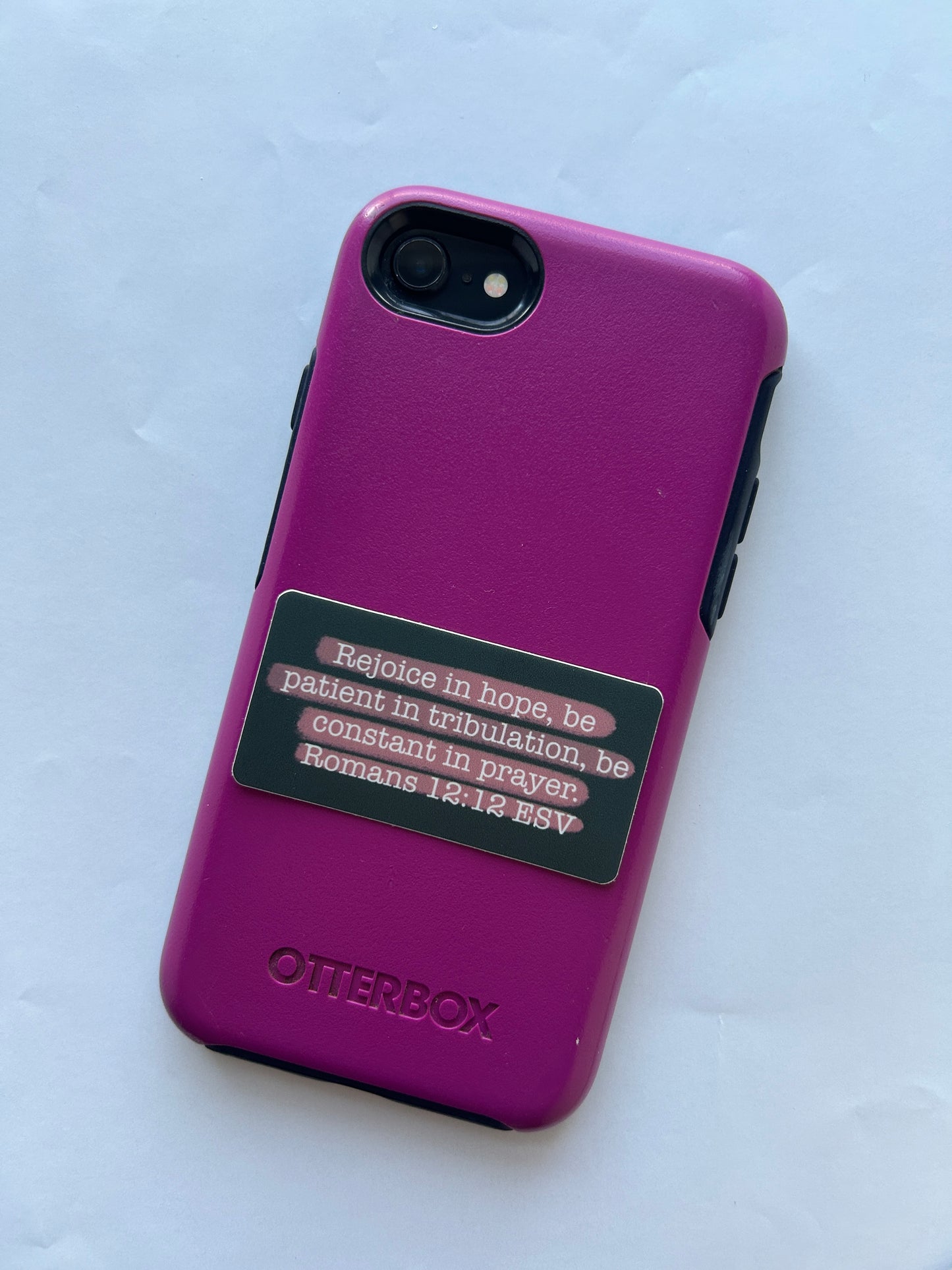 Romans 12:12 Vinyl Sticker/Matte/Weatherproof/Decal