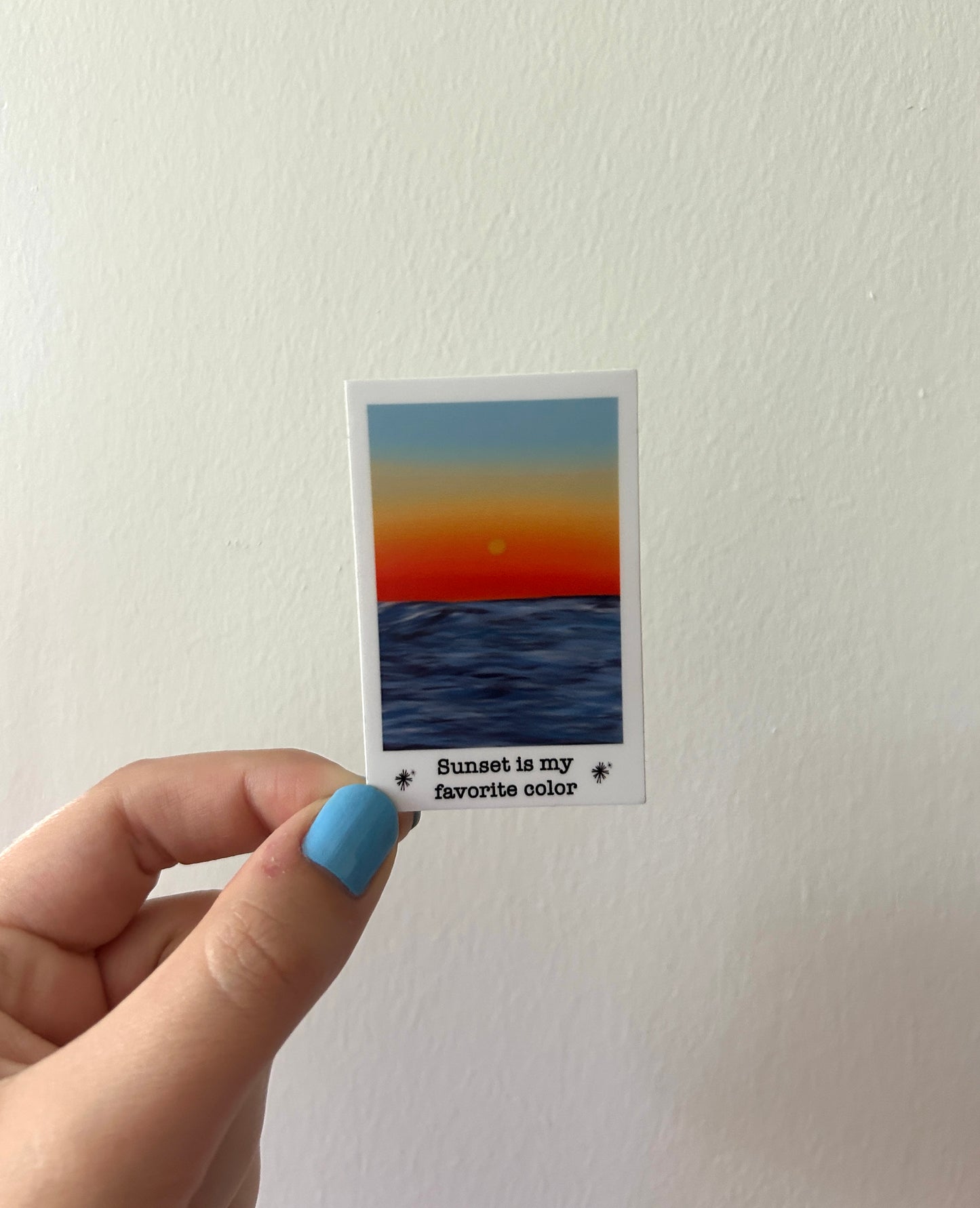 Sunset Is My Favorite Color Vinyl Sticker/Matte/Weatherproof/Decal