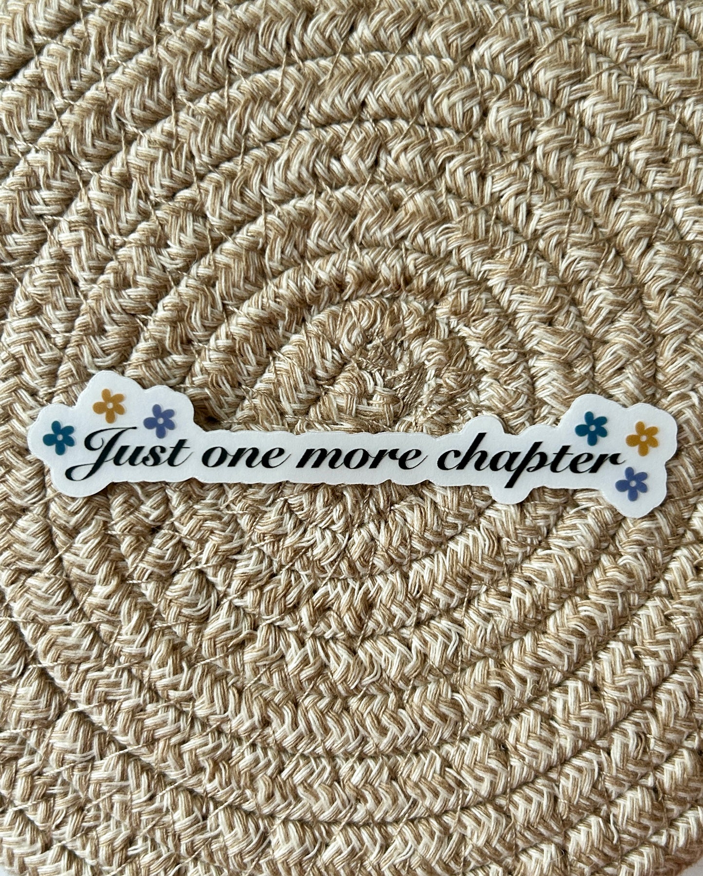 One More Chapter Clear Vinyl Sticker/Matte Weatherproof/Decal