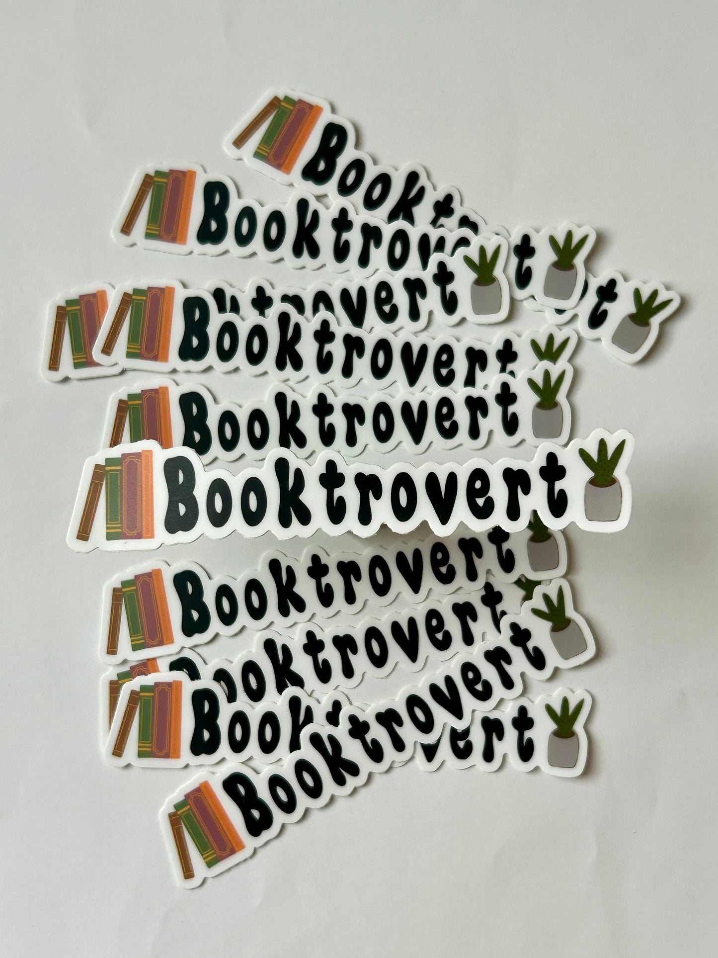 Booktrovert Vinyl Sticker/Matte/Weatherproof/Decal