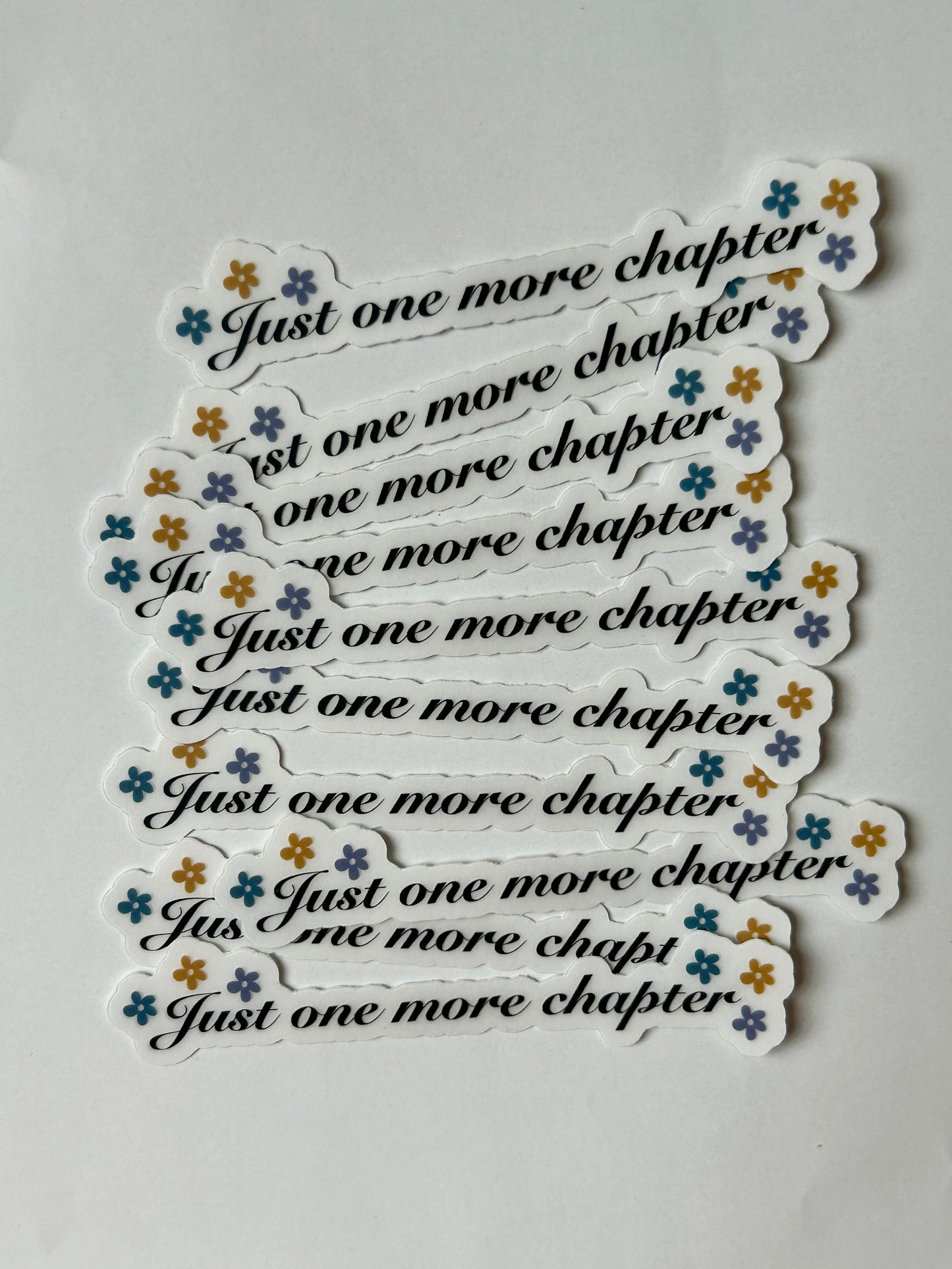 One More Chapter Clear Vinyl Sticker/Matte Weatherproof/Decal