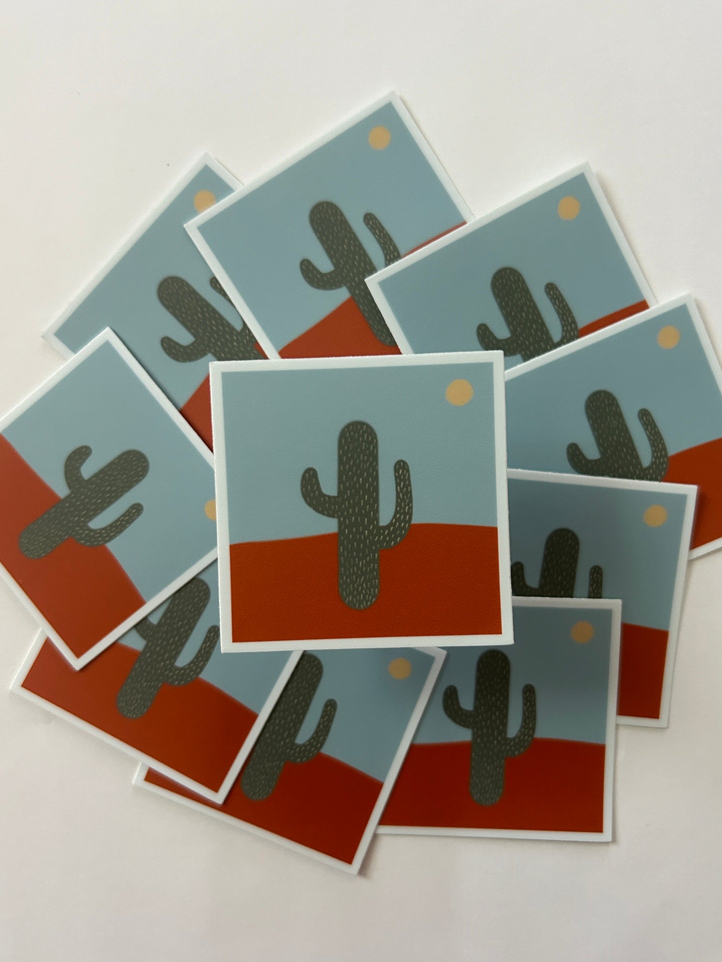 Prickly The Cactus Vinyl Sticker/Matte Weatherproof/Decal