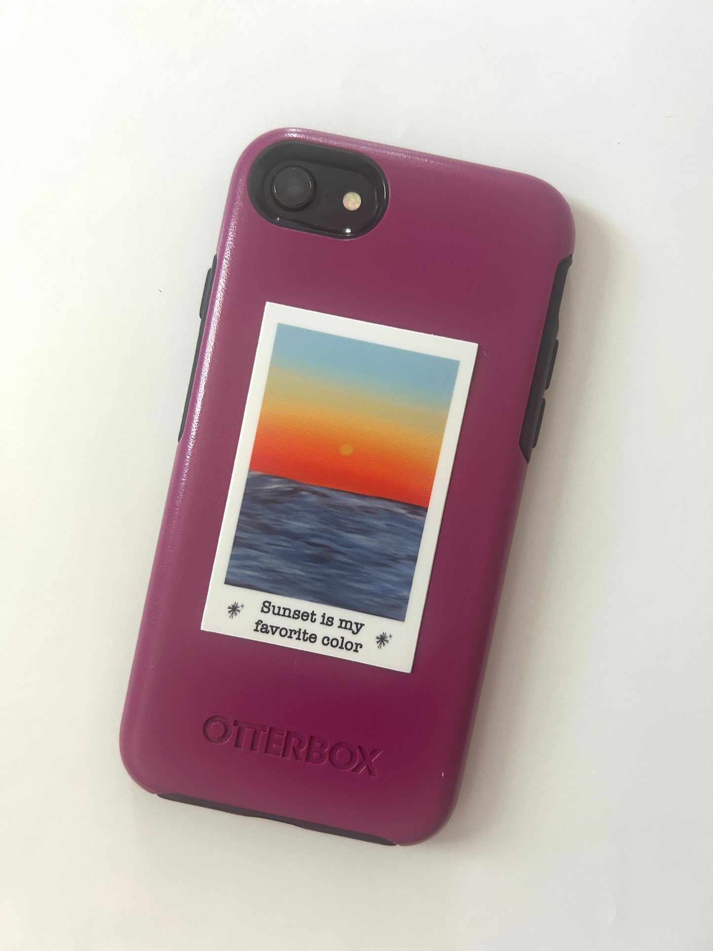 Sunset Is My Favorite Color Vinyl Sticker/Matte/Weatherproof/Decal